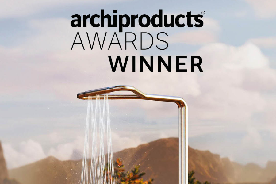 Die Duschsäule Libeccio wurde bei den Archiproducts Design Awards 2024 ausgezeichnet